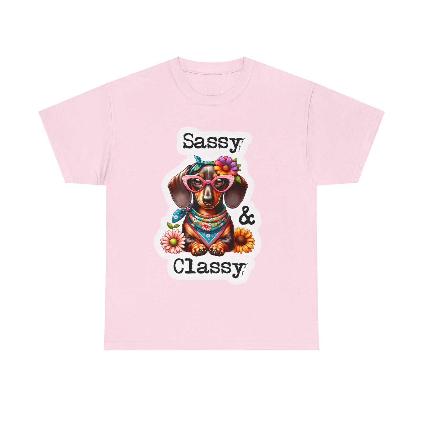 Sassy Classy Doxie Heavy Cotton Tee