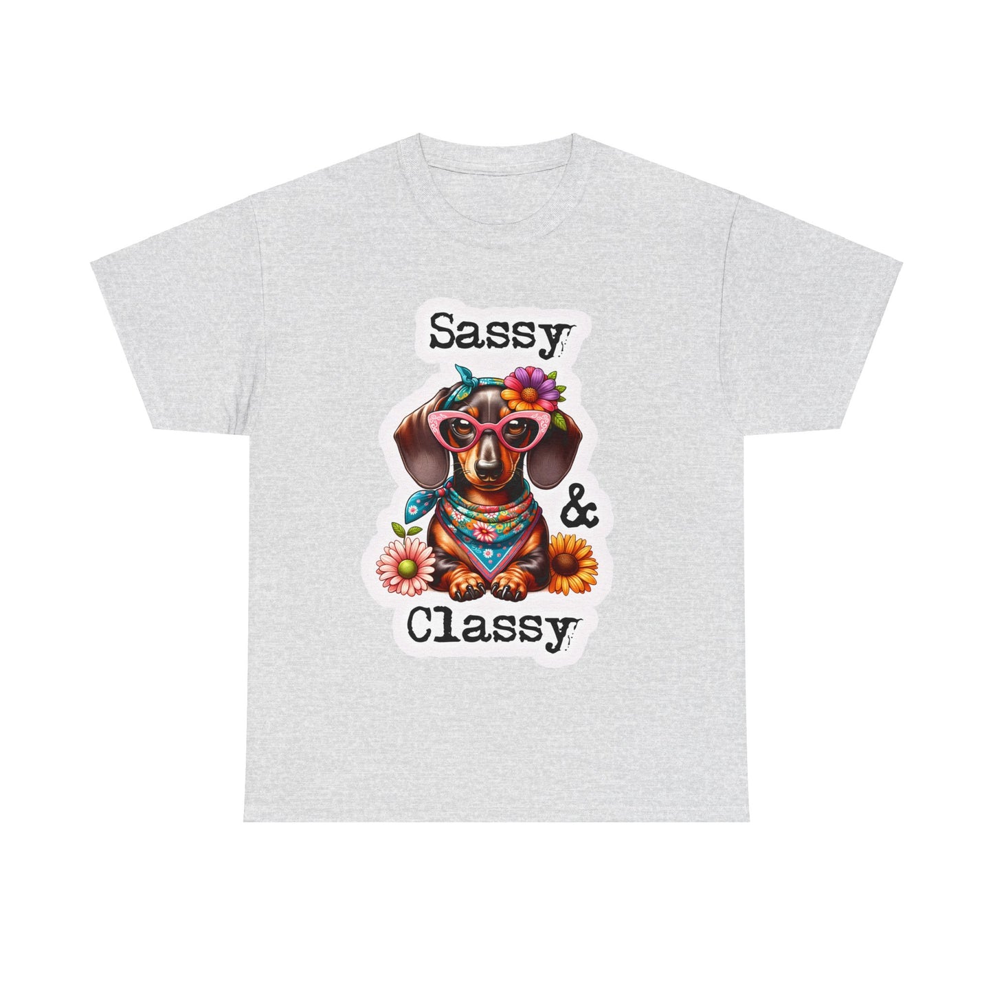 Sassy Classy Doxie Heavy Cotton Tee