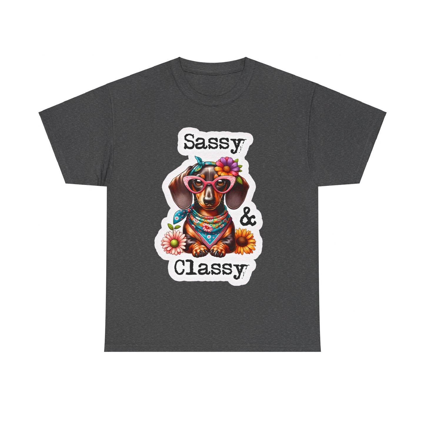 Sassy Classy Doxie Heavy Cotton Tee