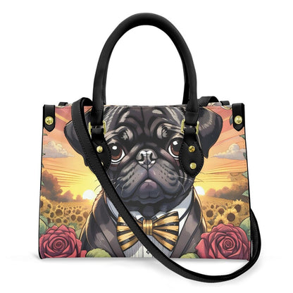 Pug leopard print bag purse