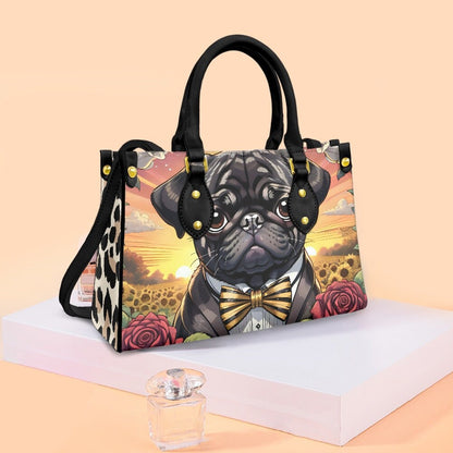 Pug leopard print bag purse