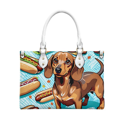 dachshund wennie dog hot dog purse bag