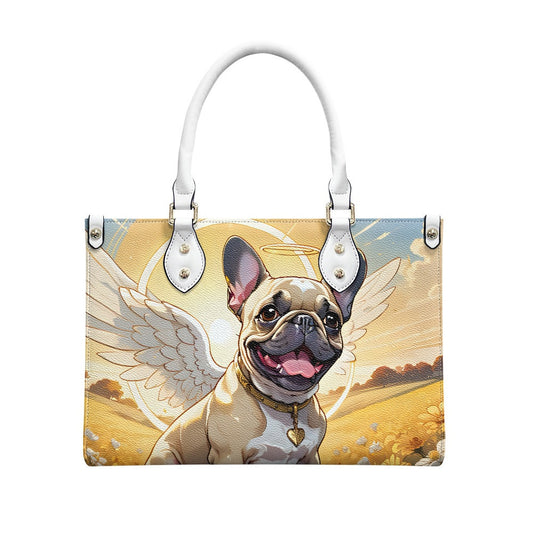 frenchie french bulldog angel memorial purse bag