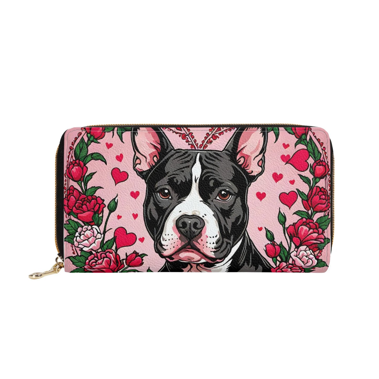 Pitbull PU Leather Zipper Wallet