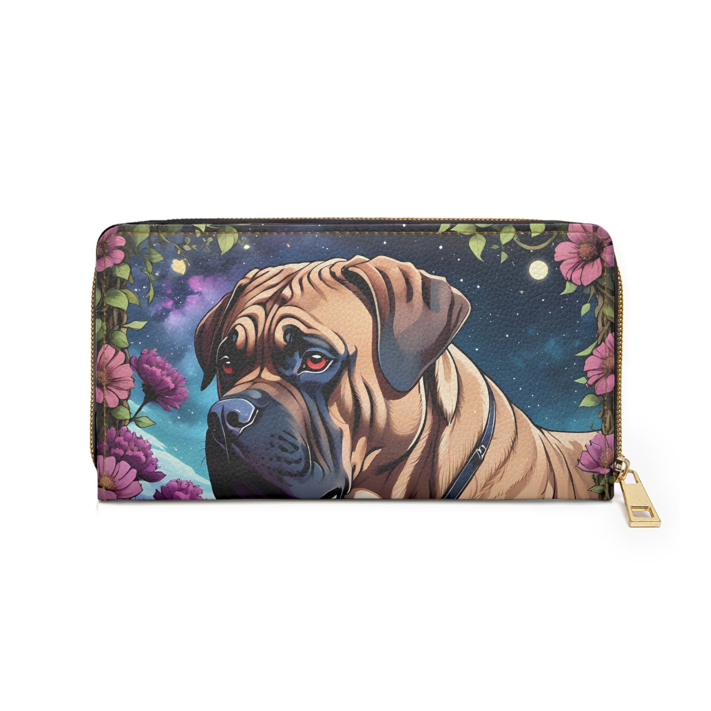 Bull Mastiff Zipper Wallet