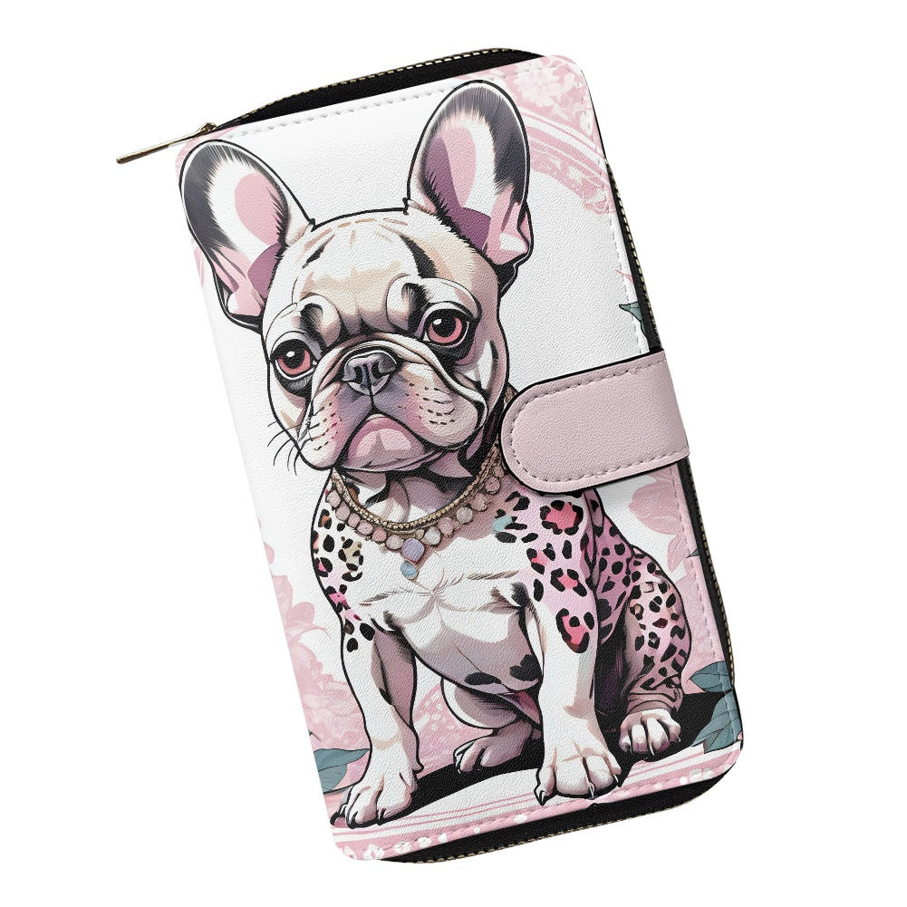 frenchie french bulldog wallet